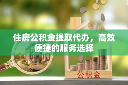 城固住房公积金提取代办，高效便捷的服务选择