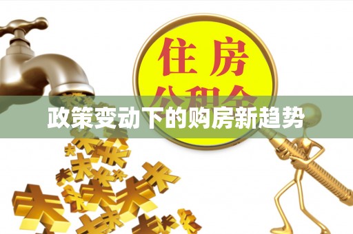 城固政策变动下的购房新趋势
