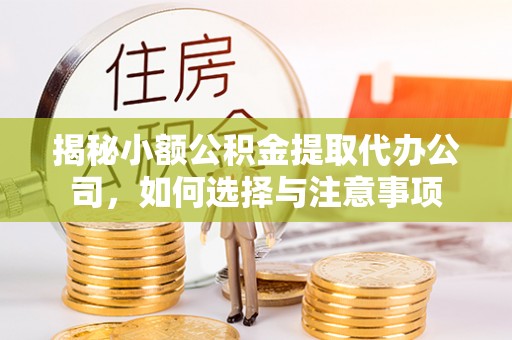 城固揭秘小额公积金提取代办公司，如何选择与注意事项