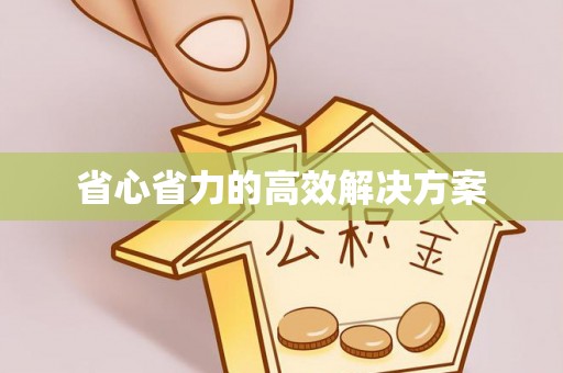 城固省心省力的高效解决方案