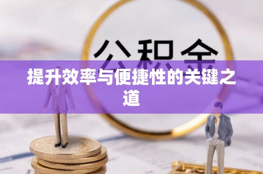 城固提升效率与便捷性的关键之道