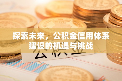 城固探索未来，公积金信用体系建设的机遇与挑战