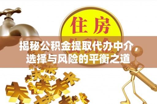 城固揭秘公积金提取代办中介，选择与风险的平衡之道